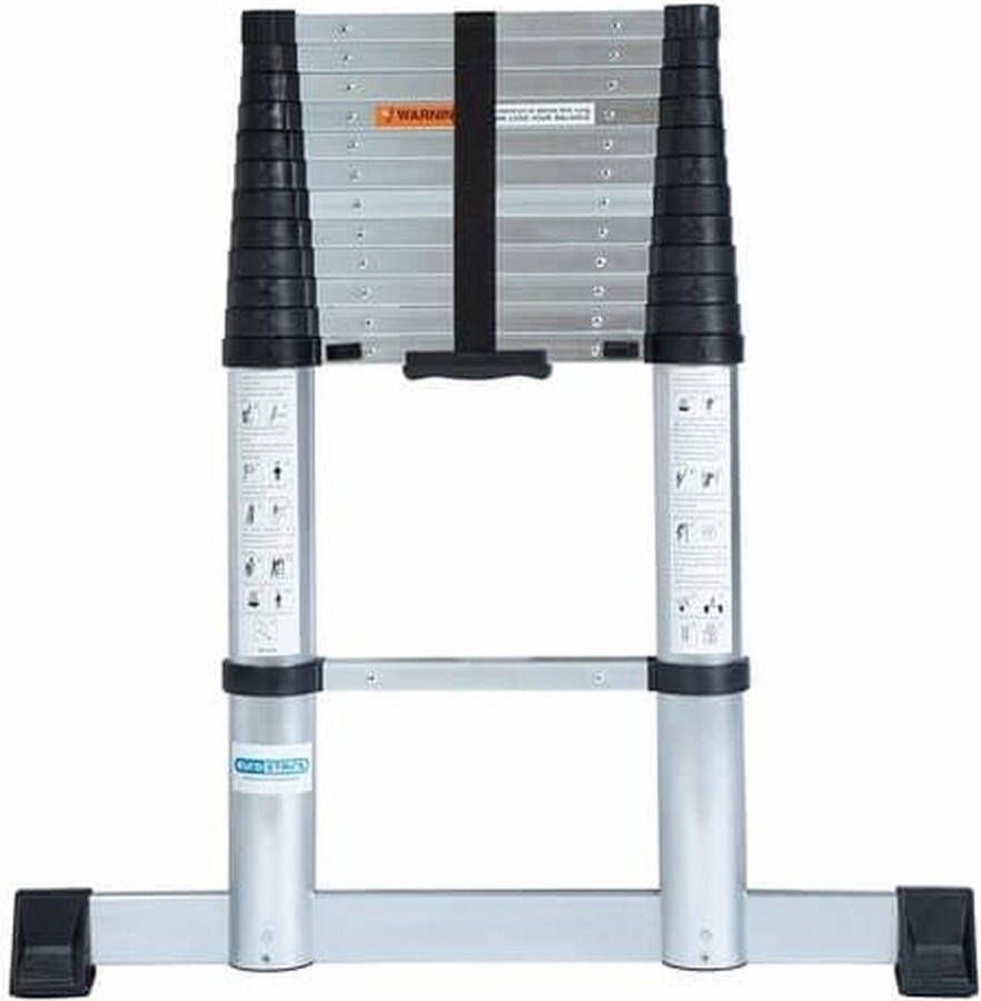 Rolsteiger.net Greybrand telescoopladder 3 80 meter softclose treden