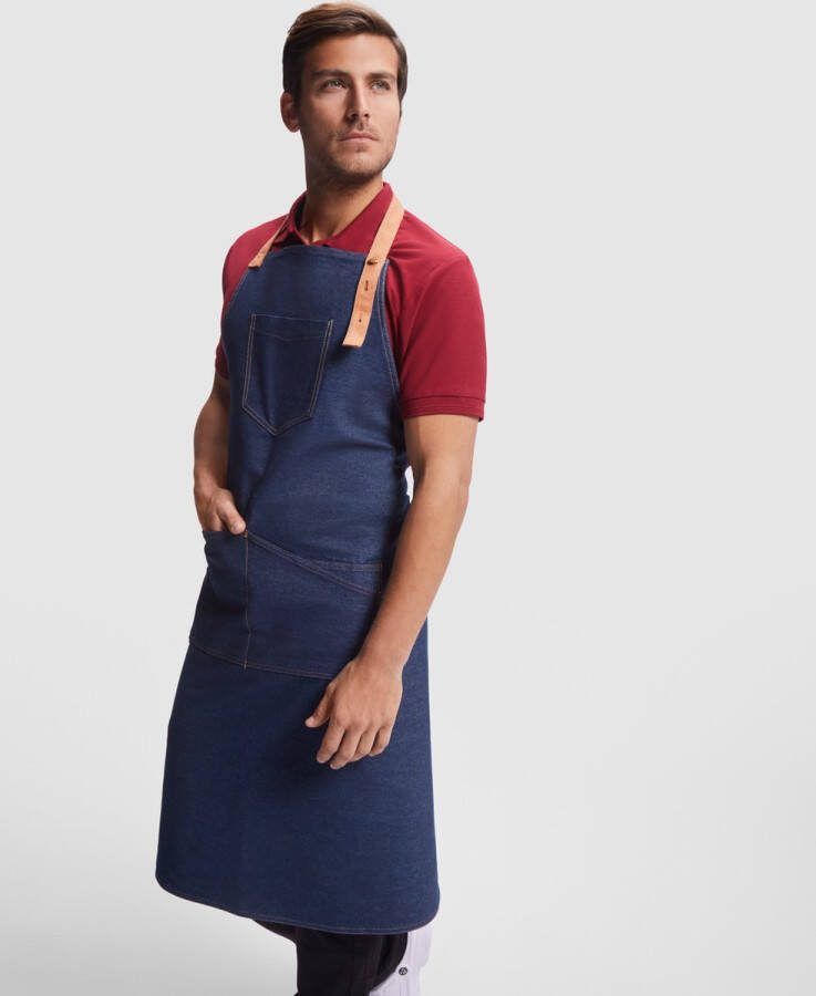 Roly 2 lange schorten in denim weefsel model Batali