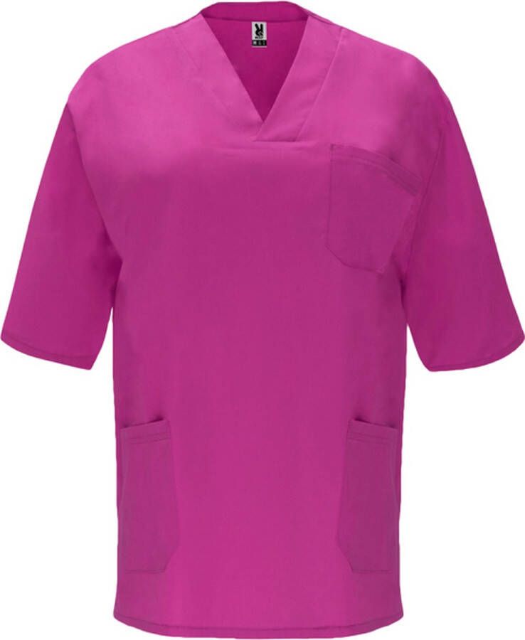 Roly 3 Pack Violet unisex werkhes lang voor hygiene beroepen (schoonheid laboratorium schoonmaak en voeding) Panacea maat XL