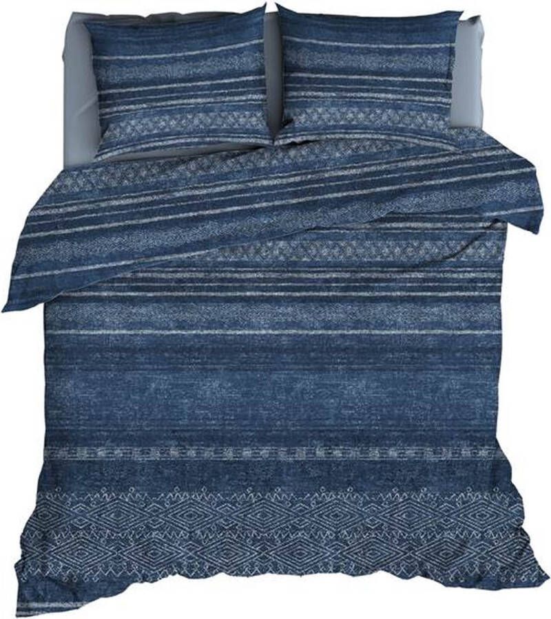 Romanette Indy Dekbedovertrek Lits-jumeaux 240x200 220 cm Denim