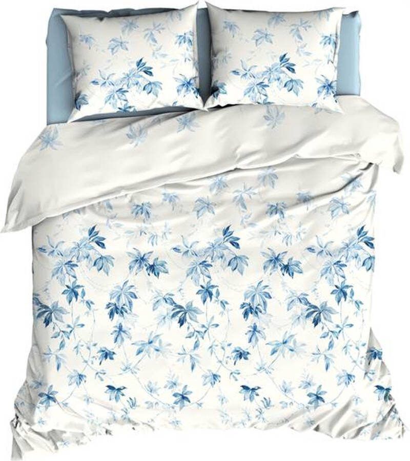 Romanette Simonetta Dekbedovertrek Lits-jumeaux 240x200 220 cm Blauw