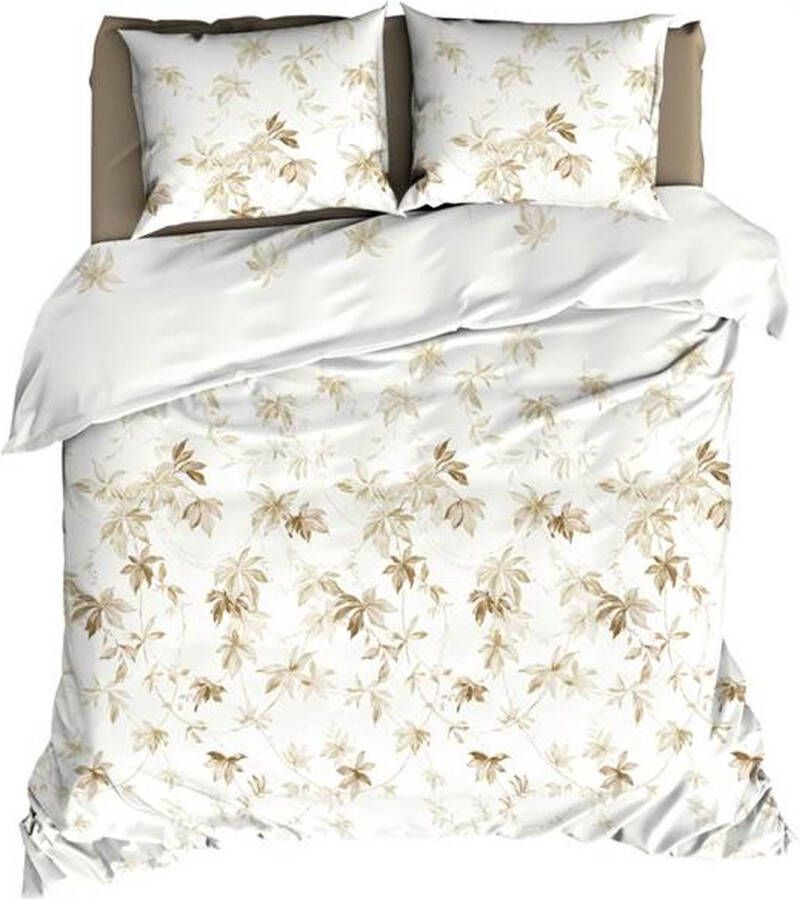 Romanette Simonetta Dekbedovertrek Lits-jumeaux 240x200 220 cm Taupe