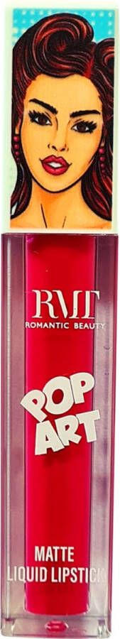 Romantic Beauty Pop Art Matte Liquid Lipstick 04 Berry Lippenstift 6.2 g