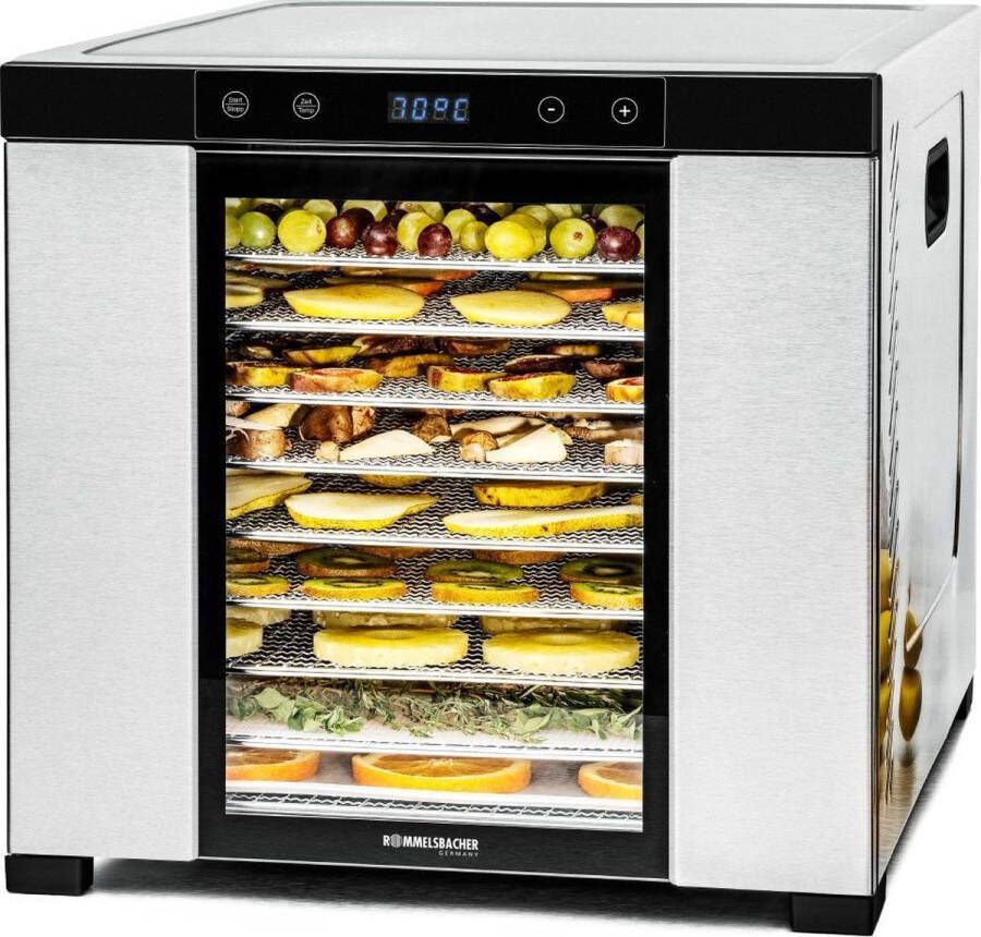 Rommelsbacher Droogapparaat DA 1000 Voedseldroger Dehydrator Deluxe