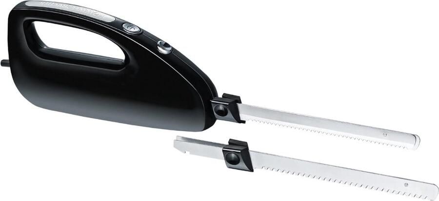 Rommelsbacher Kebab Mes Doner Mes Elektrisch Kebab Snijder Krachtige Motor 120W – 15cm Vlees Snijmachine – Zwart [Energieklasse B]