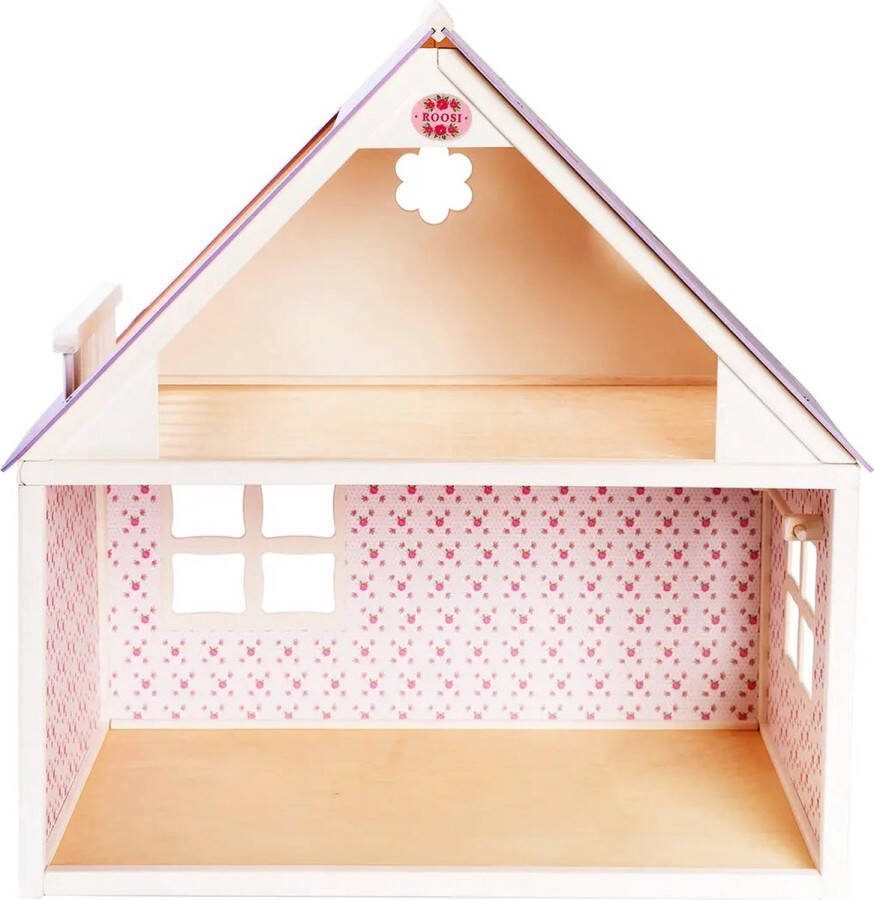ROOSI Traditional Toys Poppenhuis Land Wit
