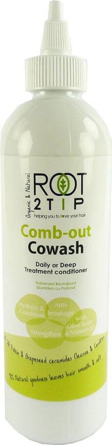 Root2Tip Comb-out Cowash daily or deep treatment conditioner Haarverzorging 200ml