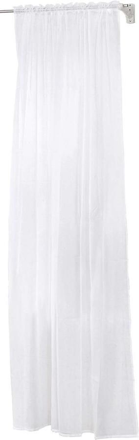 Rootz Living Rootz Semi-transparant Gordijn Draperie Raambekleding Paneel Drape Schaduw Blind Wit 140x245cm
