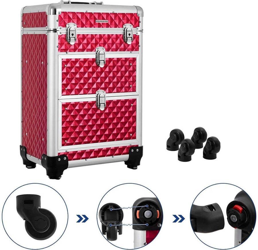 Rootz Living Rootz Make-Up Koffer Cosmetica Trolleykoffer