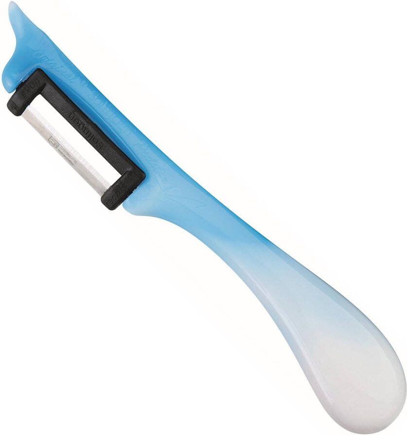 RÖR Solingen RÖR Solingen Dunschiller Star Kunststof Enkel Mes 19 cm Bi-color Blauw