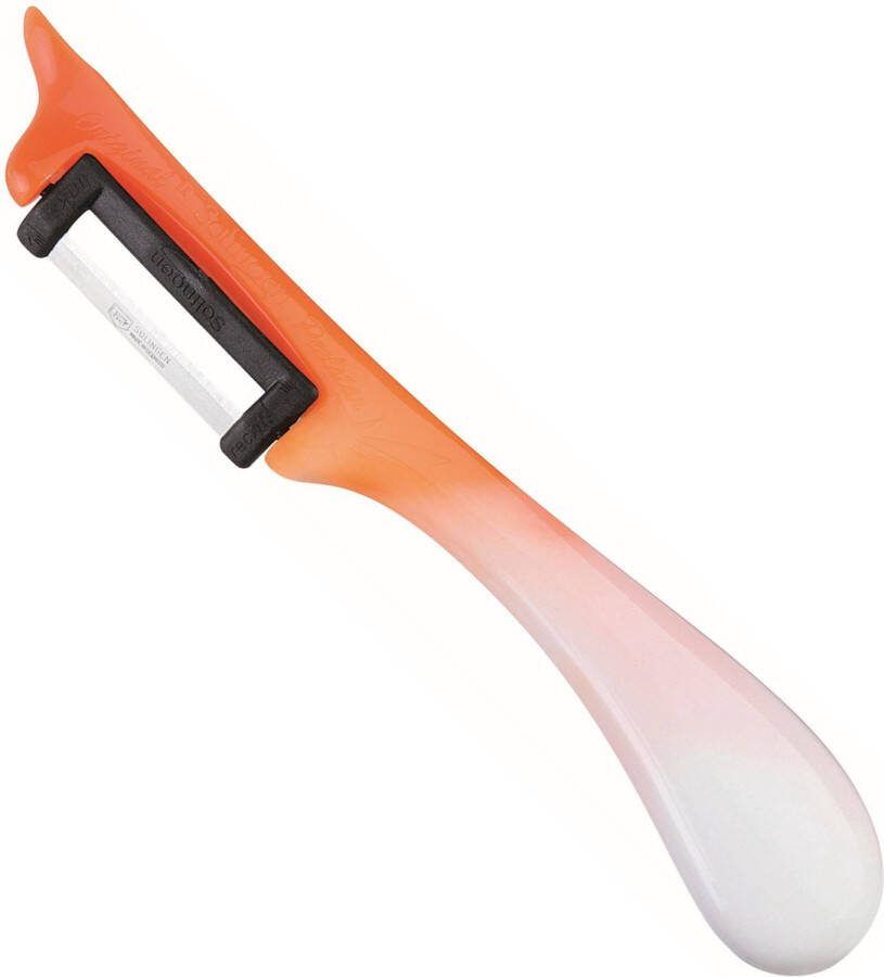 RÖR Solingen RÖR Solingen Dunschiller Star Kunststof Enkel Mes 19 cm Bi-color Oranje