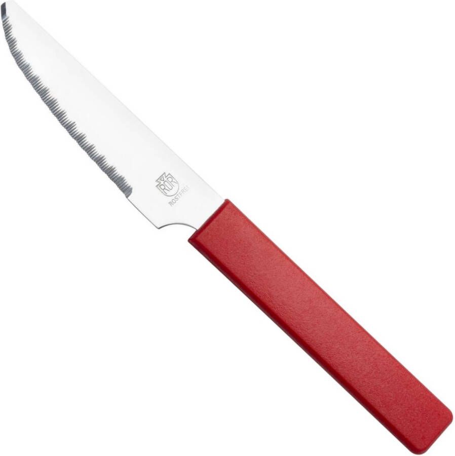 RÖR Solingen Pizzames RVS Lemmet 11 cm Rood