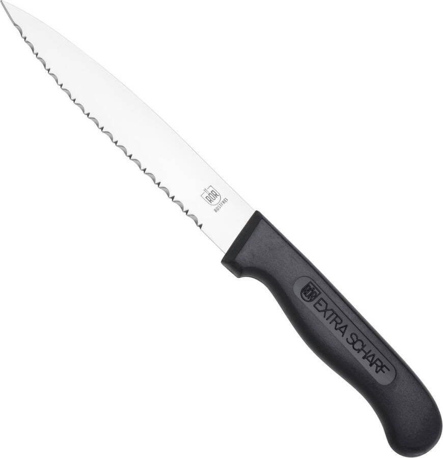 RÖR Solingen RÖR Solingen Groentemes RVS Lemmet 14.5 cm Heft Kunststof Zwart