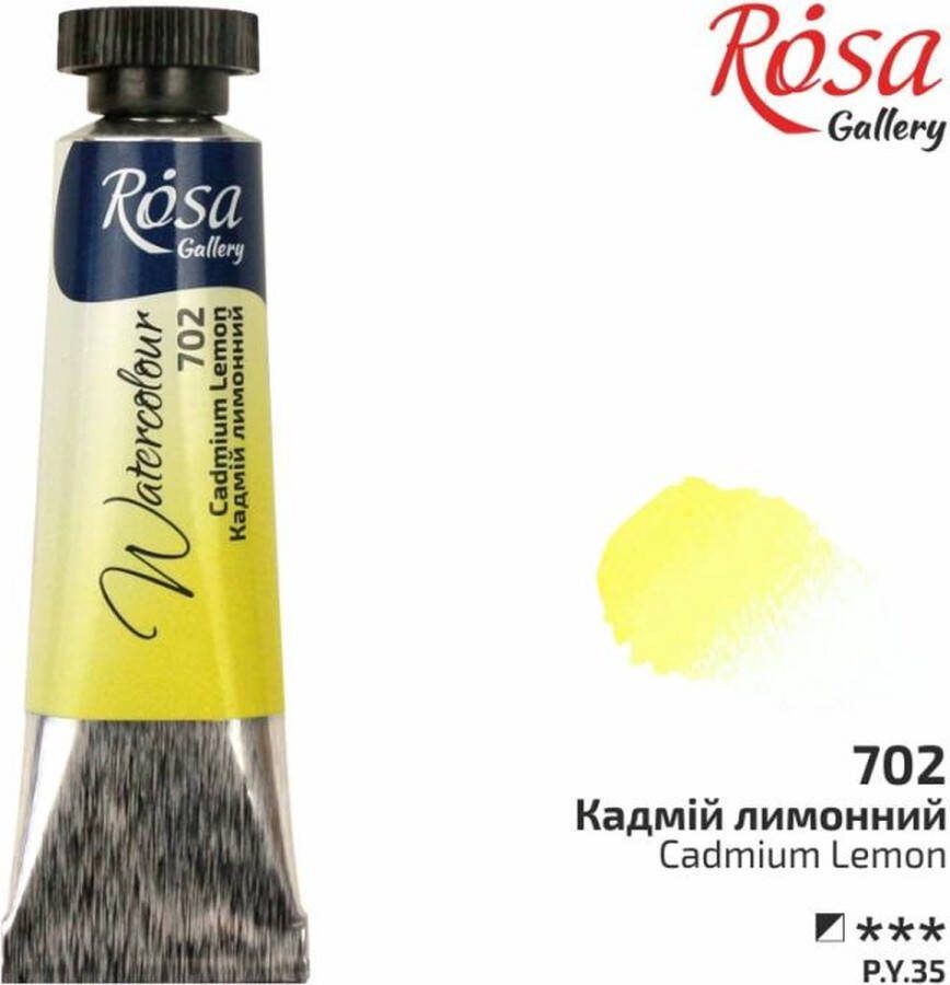 Rosa Gallery Aquarelverf Tube 10 ml Cadmium Citroen