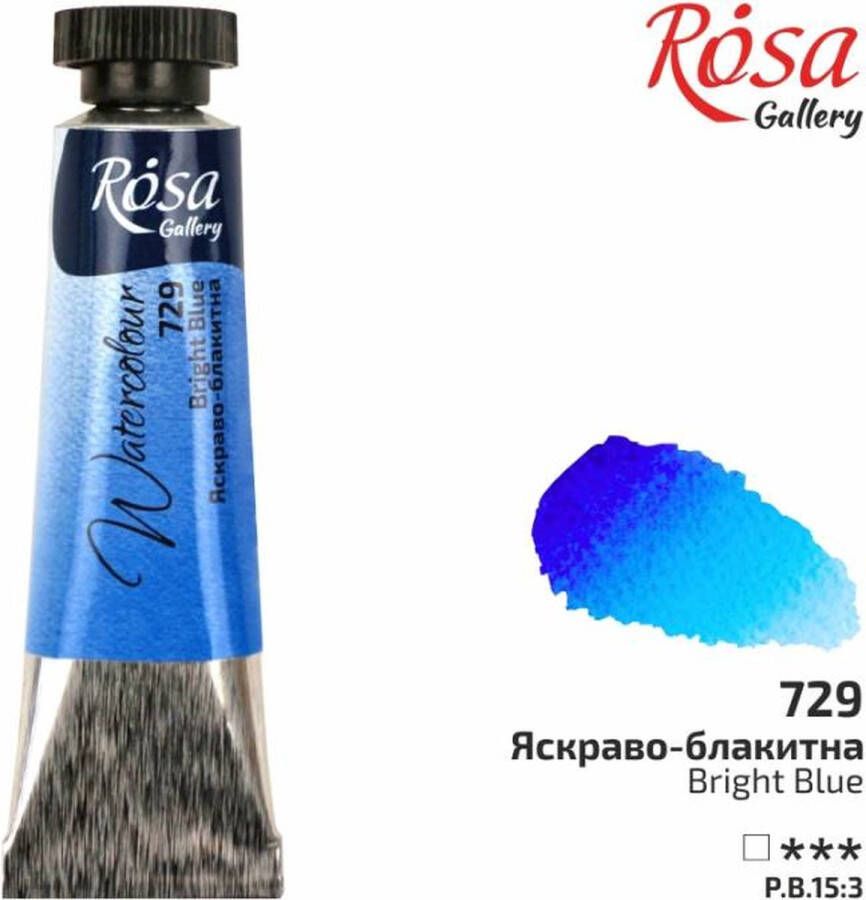 Rosa Gallery Aquarelverf Tube 10 ml Helderblauw