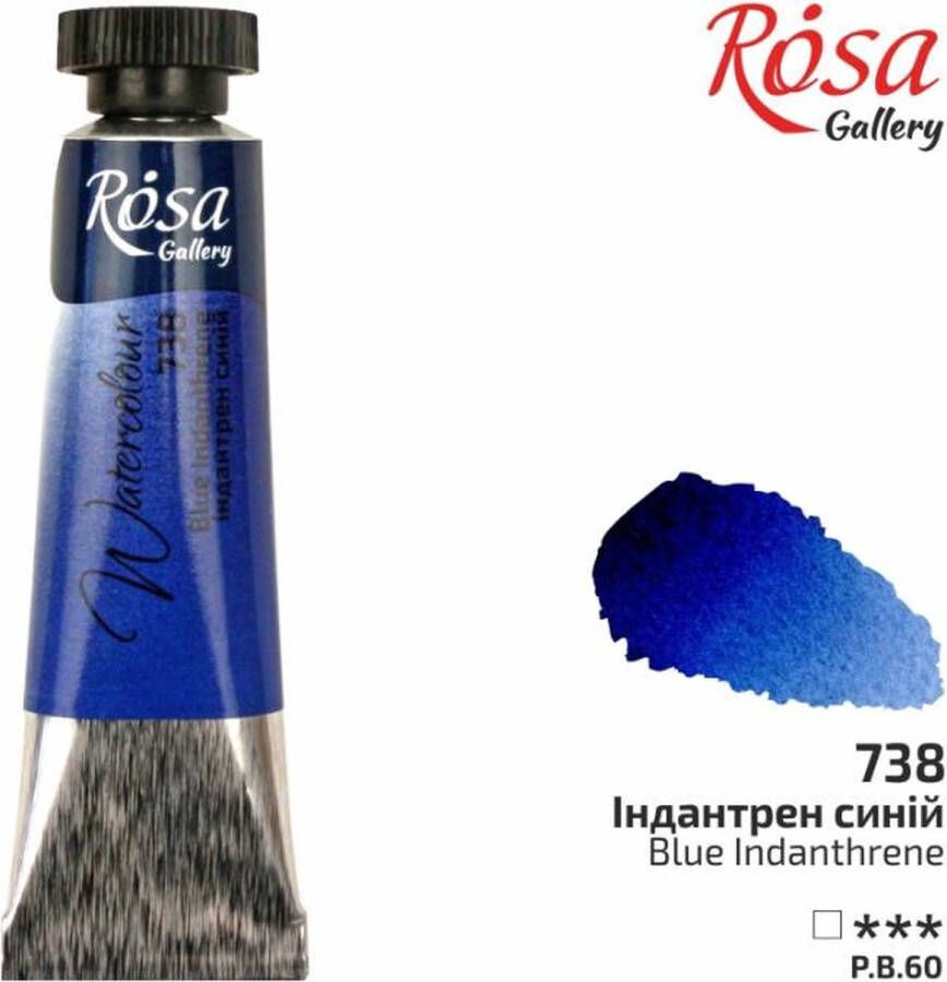 Rosa Gallery Aquarelverf Tube 10 ml Idanthrene Blauw