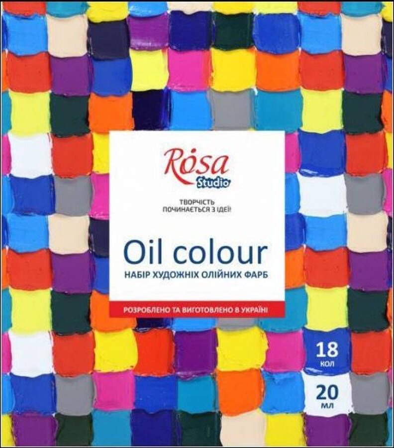 Rosa Studio Olieverf Set 18x20ml