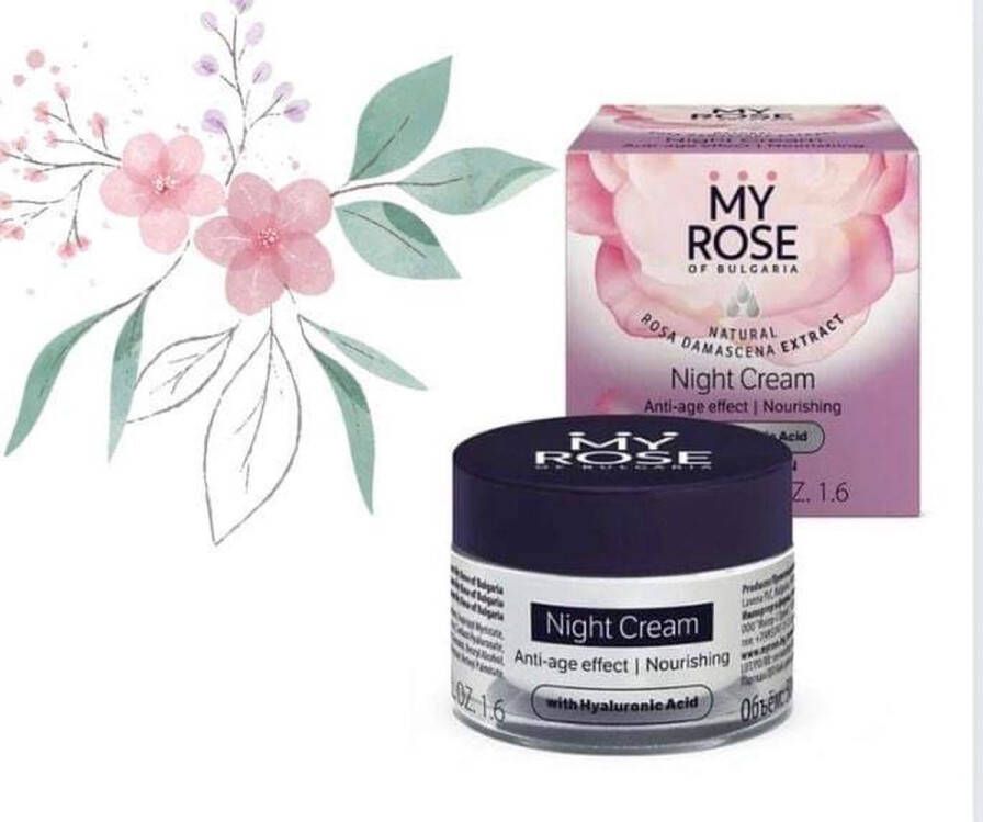 Rose of Bulgaria Nachtcrème Anti-Aging | My Rose