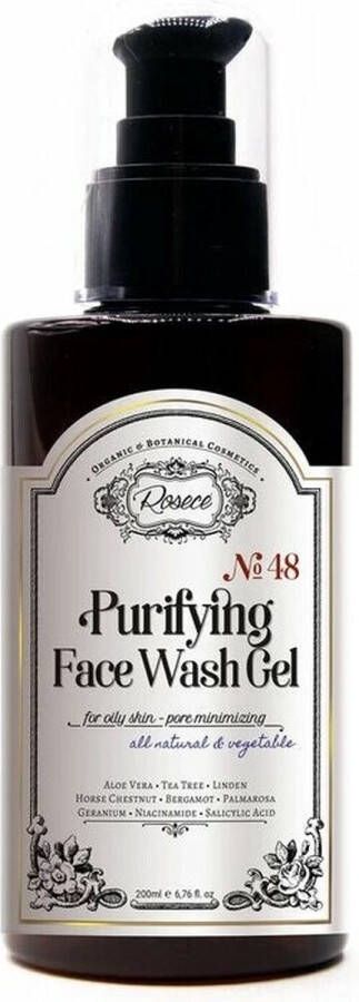 Rosece Purifying Face Wash Gel Gemengde en vettige huid