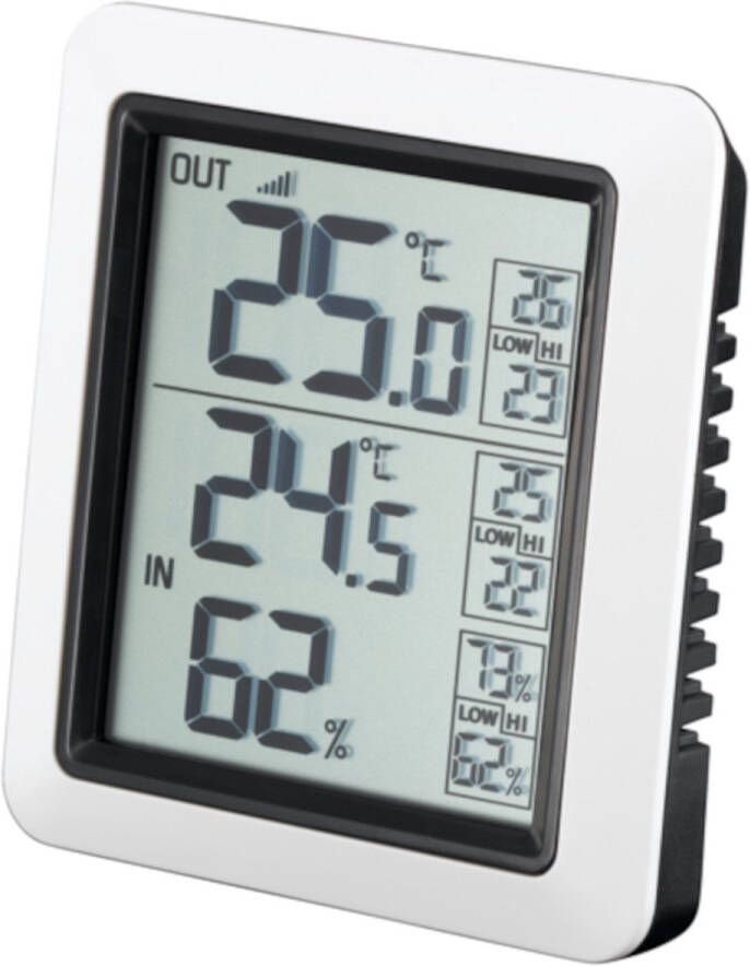 Rosenborg weerstation WS0270 met binnen- buitentemperatuur