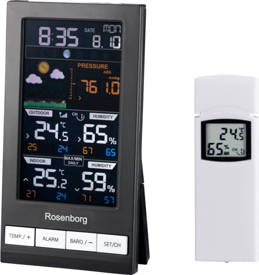 Rosenborg WS2811 Professioneel Weerstation