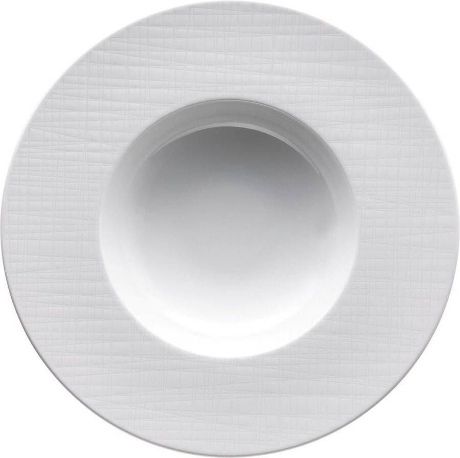 Rosenthal Mesh White Pastabord 28cm met rand