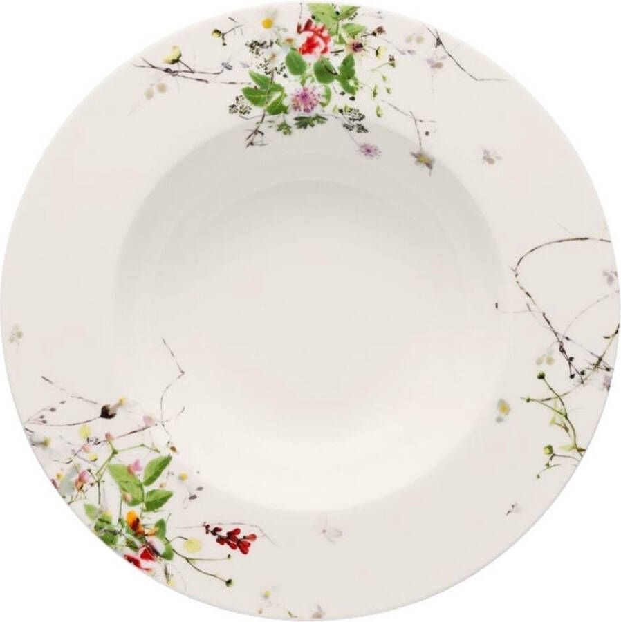 Rosenthal Brillance Fleurs Sauvages Diep Bord 23cm met Rand