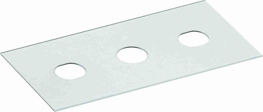 Rösle Keuken Reservemes voor Kookplaatschraver 6 cm Set van 10 Stuks Roestvast Staal Zilver