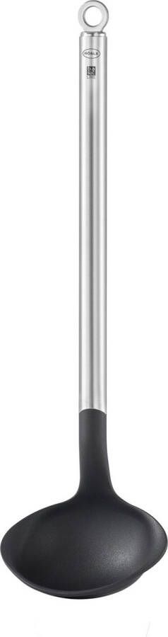 Rösle Basic Line Basic Line Keukenhulp Sauslepel 28 cm Roestvast Staal Zilver