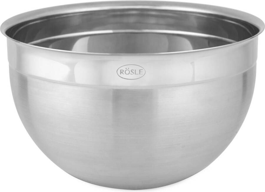 Rösle Keuken Mengkom 5 4 liter Roestvast Staal Zilver