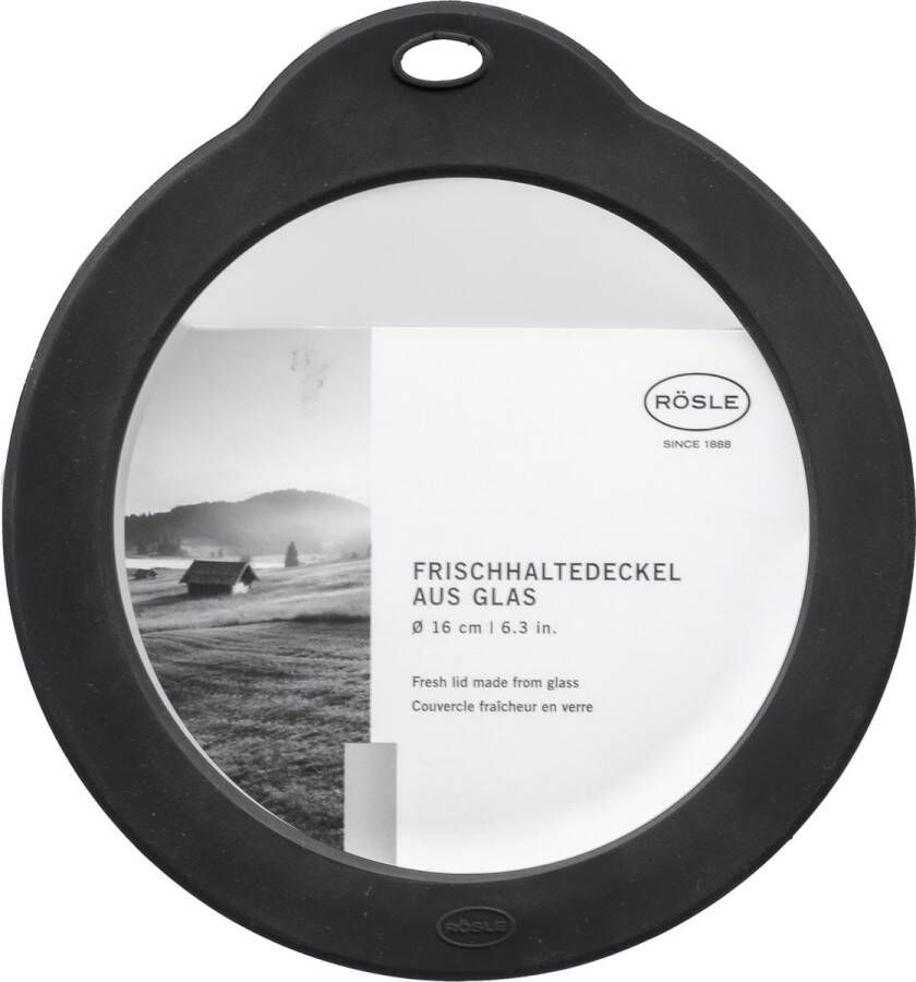 Rösle Keuken Vershouddeksel Ø 16 cm Glas Transparant