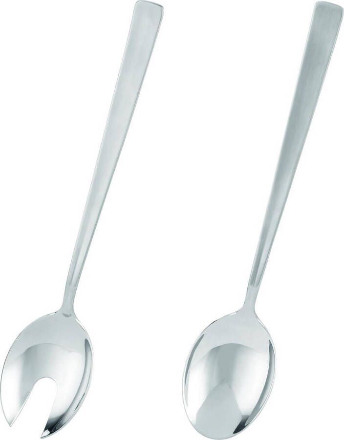 Rösle Keuken Saladebestek 28 cm Set van 2 Stuks Assorti Roestvast Staal Zilver