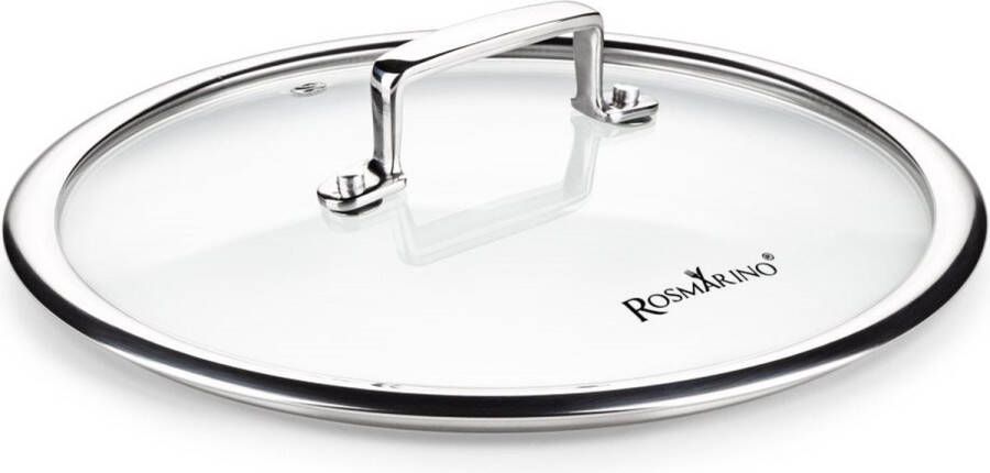 Rosmarino HexaPRO Pannendeksel Pannen Koekenpan Wokpan Pannendeksel 24 cm Glazen Deksel 24 cm