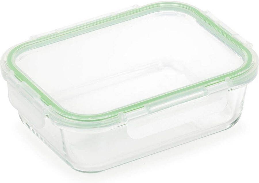 Rosmarino Vershoudbakje met Deksel Meal Prep Bakjes Meal Prep Bakjes Glas Glazen Vershoudbakjes Ovenschaaltjes 1 Persoon Vershoudbakjes Glas 21x16 cm
