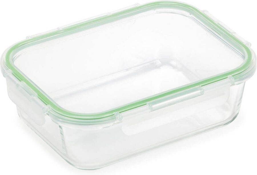 Rosmarino Vershoudbakje met Deksel Meal Prep Bakjes Meal Prep Bakjes Glas Glazen Vershoudbakjes Ovenschaaltjes 1 Persoon Vershoudbakjes Glas 24x18 cm