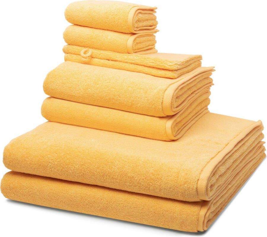 Ross 2 X washandjes 2 X gasten- 2 X douche- 2 X handdoek in set 8 pack Sensual Skin