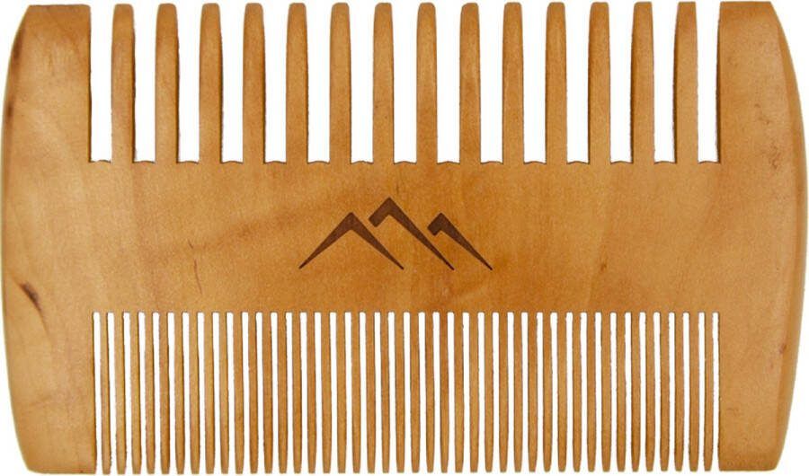 Rossberck Beard Comb Baardkam Antistatisch Hardhout Voor Korte en Lange Baard Baardverzorging