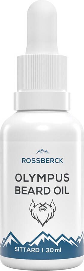 Rossberck Olympus Beard Oil Baardolie Spar Eucalyptus & Cederhout Korte & Lange Baard Baardverzorging 30 ml