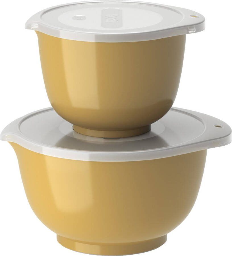 Rosti NEW Margrethe 4-delige mengkom set 1 5 + 3 liter Curry