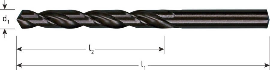 Rotec 10x hss-r spiraalboor din 338 type n rond 7
