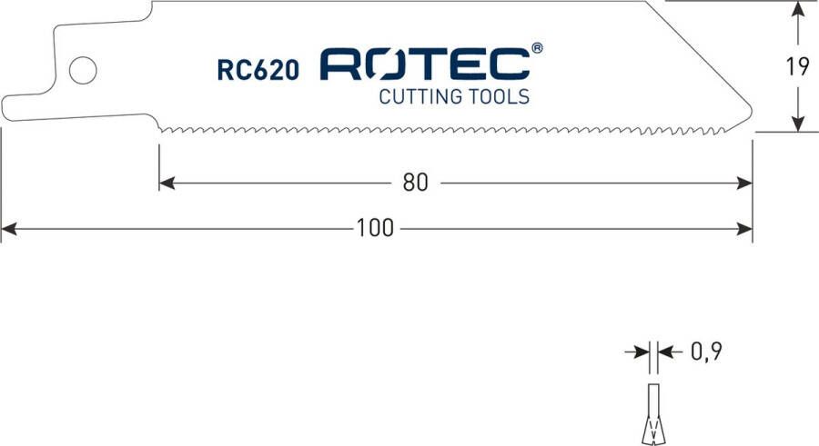 Rotec Reciprozagen RC620 522BF (VPE 5 stuks) 5250620