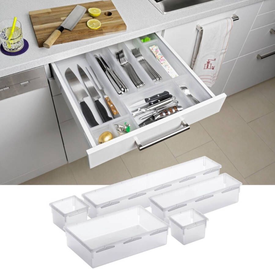 Rotho Ladebakje 23x15 Basic Transparant