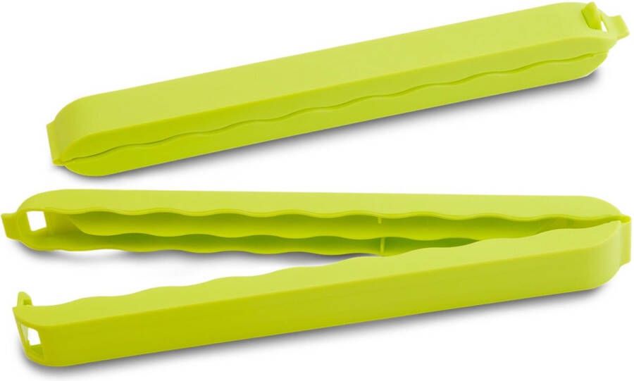 Rotho Onda sluitclips set a 2 stuks 20cm lime groen