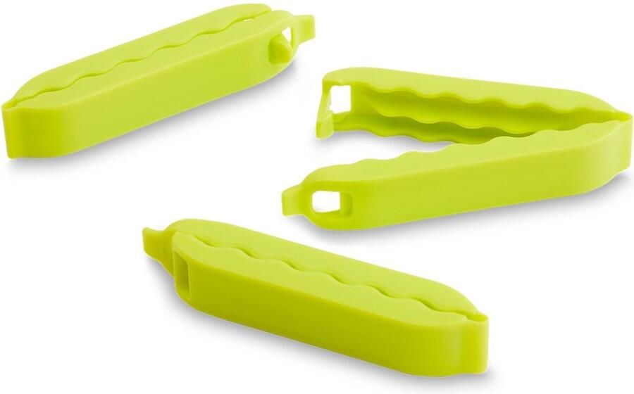 Rotho Onda sluitclips set a 10 stuks ca. 8cm lime groen