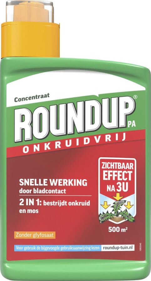 Round Up Concentraat Onkruid- en mosbestrijder fles 900 ml