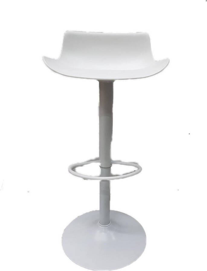 Rousseau barstoel Faclo wit barkruk verstelbaar 1 stoel