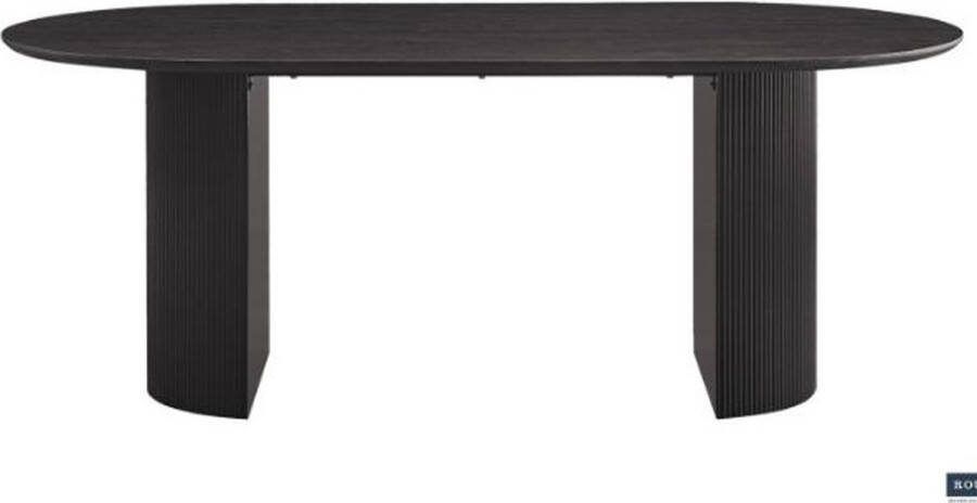 Rousseau Eettafel Lagos 200 x 110 x 76 cm Donkerbruin