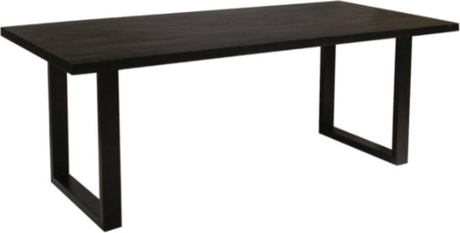 Rousseau TAFEL NICOLA 200 CM RECHTHOEKIG MANGOLIA ZWART