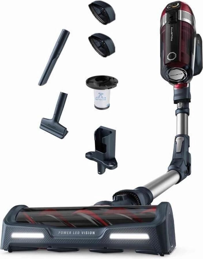 Rowenta X-Force Flex 11.60 Draadloze steelstofzuiger Flexibele buis Digitale bediening Batterijduur tot 45 min Lichtgewicht YY5426FE