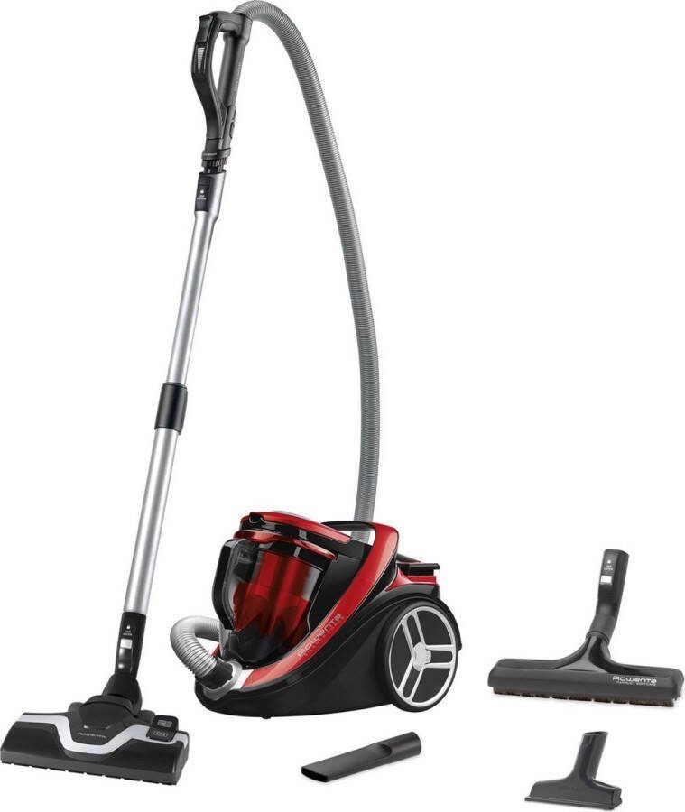 Rowenta Silence Force Cyclonic RO7649 Stofzuiger zonder zak Rood